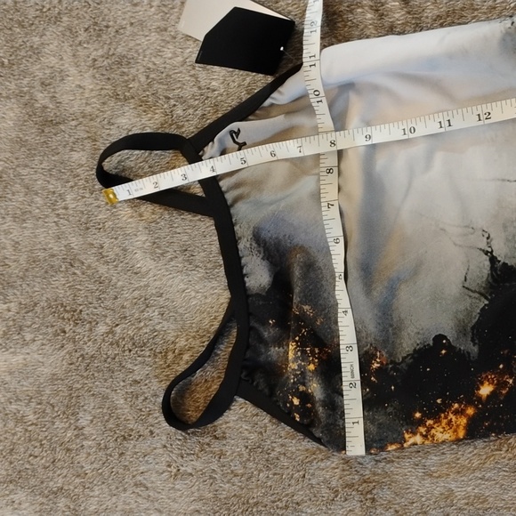 TYR Durafast Diamondfit Size 34 (L) One Piece Open Back NWT Swimsuit Pyrite - Picture 6 of 7